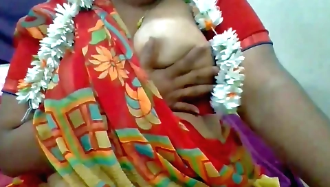 Hot indian girl shows her puffy nipples in a sexy saree