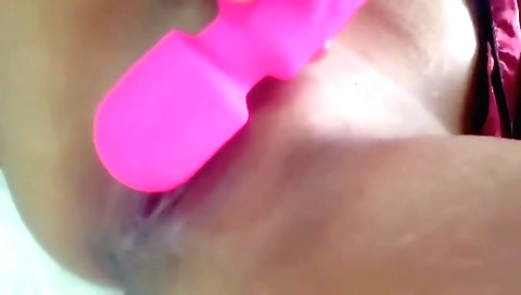 Solo amateur in the mirror masturbating with her own toy