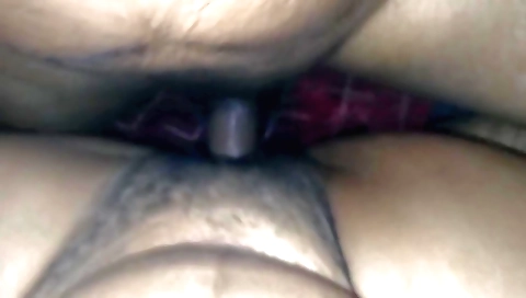 Hot wife is going to get her husband's balls inside her hole