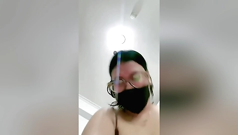 Indian brunette 18+ with a large body enjoys her pussy