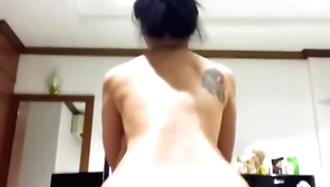 Brunette lady rides a huge black cock in this amateur porn