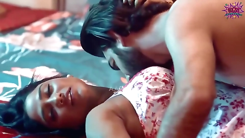 Indian amateur brunette gets her pussy fucked hard