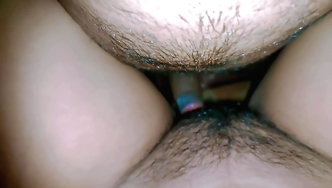 Indian chick with a shaved pussy and hairy pussy gets fucked