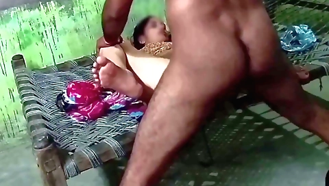 Indian stepdaughter fucked by her stepbrother in the store room