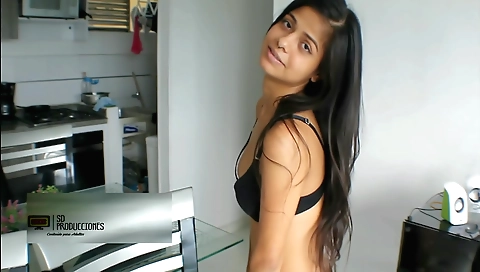 Indian hottie with a hot ass and big tits gets banged