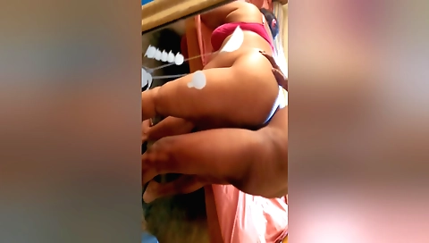 Indian babe in a big booty fucked by a hardcore cock