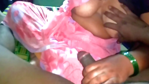 Busty indian babe receives his dick in the village