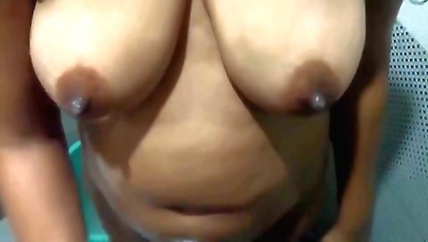 Indian chick with big tits gets fucked on the couch
