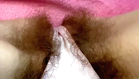 Indian girl at school shows her hairy pussy in the nude