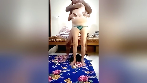 Indian brunette and her stepuncle are fucking hard