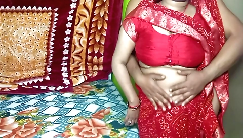 Indian girl with large tits fucks in a romantic video