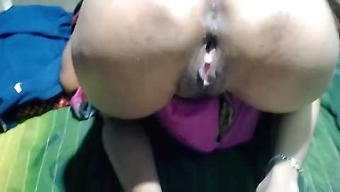Curly haired brunette wife wants to make you cum on her