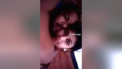 Indian babe with big boobs has fun with big cock today