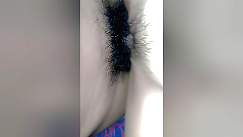 Husband fucks his wife with a sex movie in the living room