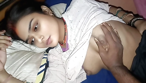 Sexy indian cowgirl riding a huge cock in her legs