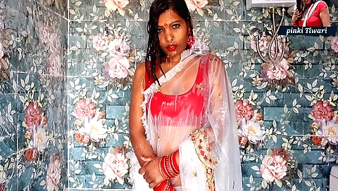 Indian babe gets a good blowjob and rides his cock