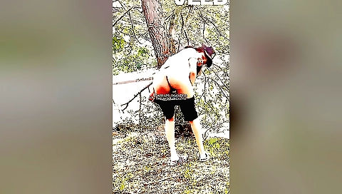 Indian babe rides in her boots in public park for a nude movie