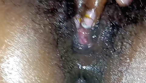 Indian girl fucks her pussy and ass in homemade sex vid
