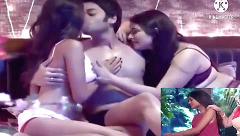 Indian girl and her stepdaughter get naughty together