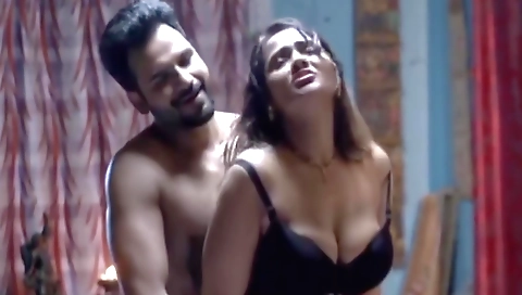 Big boobed teen in Indian lingerie gets her tits rammed