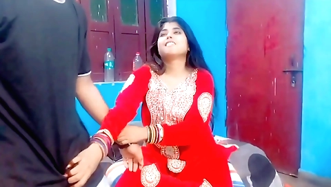 Indian babe in short dress with small tits gets fucked