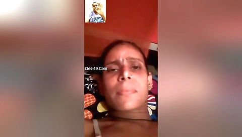 Bhabhi shows off her hairy pussy and boobies in amateur video
