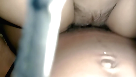 Indian babe plays with a hairy pair of pussy and gets banged