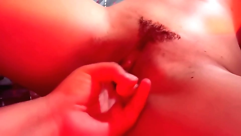 Indian girl getting a creampie in pussy and hairy ass