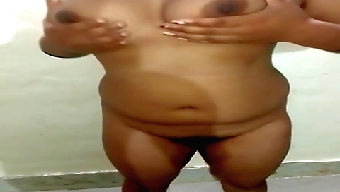 Indian girl with a hairy pussy and small tits in bed