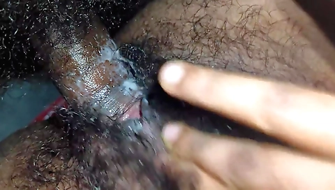 Indian amateur babe giving her hairy cock to her boyfriend