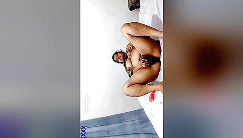 Bhuti bhabhi takes off her clothes and shows off her hairy pussy