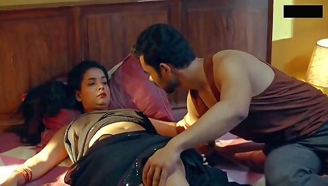 Indian milf in lingerie and sexy ass getting licked and fucked