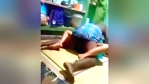 Indian girl is giving a blowjob to her uncle's dick