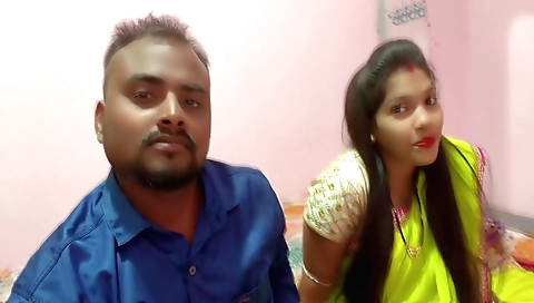 Indian brunette gets fucked by her husband in the bedroom
