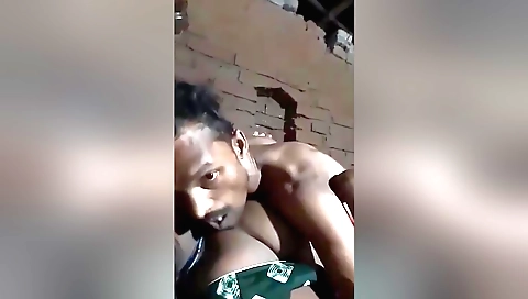 Buxom indian girl and her boyfriend have a great deal of fun