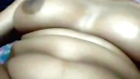 Indian hottie with an ass in a red dress gets her neighbor's dick