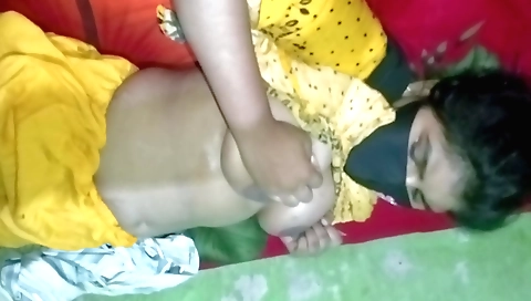 Indian milf with small tits has a hot sex scene with a guy