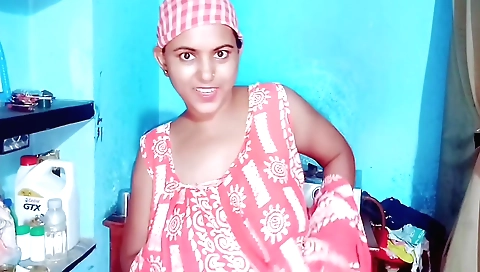 Solo female with beautiful body works in the bedroom