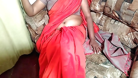 Cute indian chick in a white dress and jeans in solo video