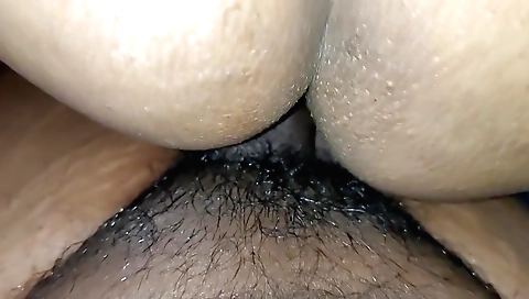 Indian teen gets fucked from behind and gets cum on her pus sum