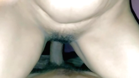 Indian hairy girl riding a cock in front of camera