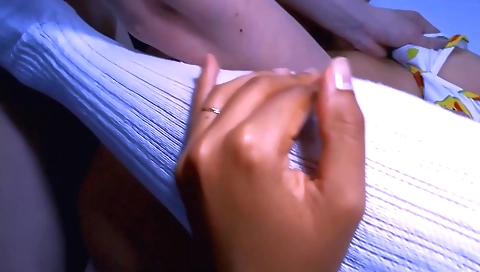 Indian teen girlfriend and her friend in stockings fucked